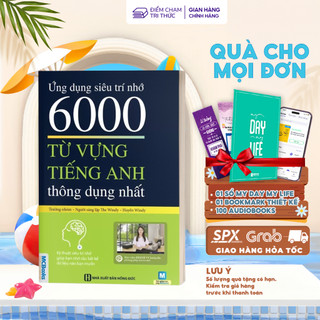 Sách - ứng dụng siêu trí nhớ 6000 từ vựng tiếng anh thông dụng nhất cho người học tiếng anh cơ bản - học kèm app online