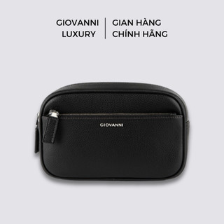 Bóp Tay Nam GIOVANNI Da Bò Saffiano Cao Cấp Phiên Bản Full Zip Clutch Tiện Ích Lịch Lãm GCL0052-1