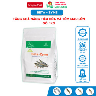 Vemedim Beta-zyme tôm hỗ trợ hệ tiêu hóa cho tôm, gói 1kg