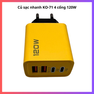 Củ sạc nhanh ko-71 4 cổng 120w