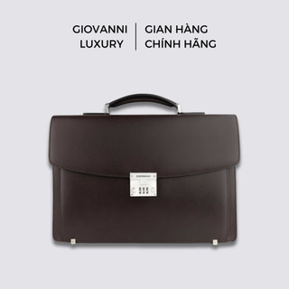 Cặp Da Nam GIOVANNI Da Saffiano Cao Cấp Đi Làm Đi Họp Khóa Số An Toàn UC080