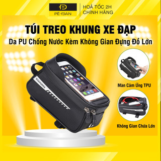 Túi xe đạp treo sườn xe đạp pê đan chống nước túi treo xe đạp màn hình cảm ứng tpu không gian chứa lớn cao cấp