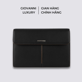 Bóp Tay Nam GIOVANNI Da Bò Saffiano Cao Cấp Phiên Bản Hand Grap Clutch Tiện Ích Lịch Lãm GCL0046-1
