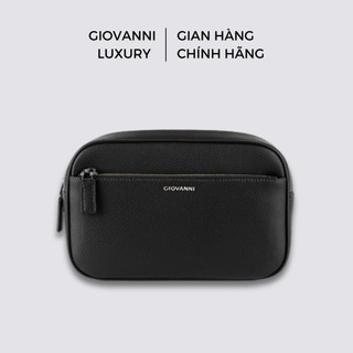 Bóp Tay Nam GIOVANNI Da Bò Saffiano Cao Cấp Phiên Bản Full Zip Clutch Tiện Ích Lịch Lãm GCL0053-1