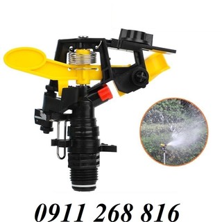 Béc tưới cây, vòi tưới cây phun mưa cánh đập có chỉnh góc tưới ren ngoài 21