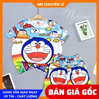ĐỒ BỘ DOREMON cho bé 7kg đến 70kg ⭐ Đồ bộ cho bé trai bé gái mặc nhà ⭐ Đồ bộ bò sữa vải thun mềm DBRBD