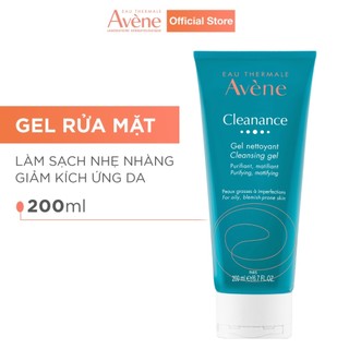 Hương Giang x AVÈNE_Gel rửa mặt tạo bọt cho da dầu nhạy cảm AVÈNE CLEANANCE CLEANSING GEL 200ml