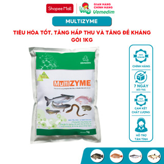Vemedim Multizyme cá tăng khả năng tiêu hóa và hấp thu của cá, gói 1kg