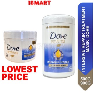Kem ủ tóc dove chuyên phục hôi tóc hư tổn - intensive repair treatment mask 500g / 900g