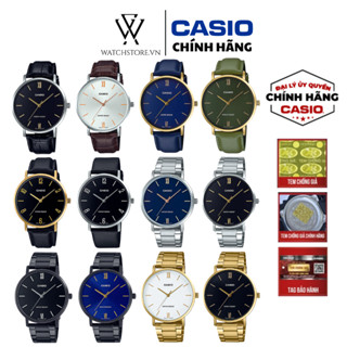 Đồng Hồ Nam MTP-VT01 Sang Trọng Tinh Tế Mặt Kính Khoáng Tròn 40mm Chống Nước Chính Hãng Casio - WATCHSTORE
