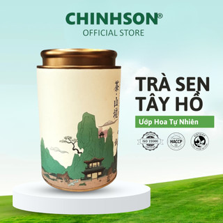 Trà sen tây hồ madam thi ướp hoa tự nhiên cao cấp – hộp 100g