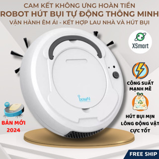 ROBOT HÚT BỤI Tự Động Dọn Nhà Thông Minh BOWAI Công Nghệ AI Cao Cấp Tự động hút bụi, lau nhà