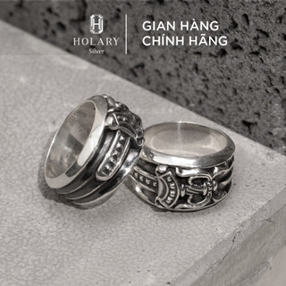 Nhẫn Bạc 925 Chrome Hearts -  Dagger (không đá) cá tính, sản xuất tại Holary Silver Cao Cấp