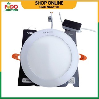 Đèn led siêu mỏng duhal tròn 7w,9w,12w,15w,18w chính hãng bh 12 tháng