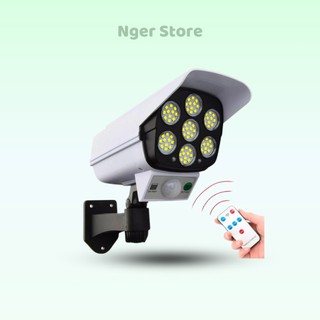 Đèn Năng Lượng Mặt Trời Giả Camera Cảm Biến Chống Chịu Mọi Thời Tiết IP67 Tiện Lợi GVQ Store
