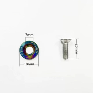 ốc trang trí m6 màu titan (giá 1 chiếc đủ ốc và bu long)
