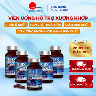  Viên Uống hỗ trợ Xương Khớp FLEX POWER giúp cơ xương khớp khỏe mạnh, rắn chắc