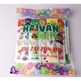 Kẹo Thạch Zaizai Hải Vân, Mix 5 vị - Gói 25 cây