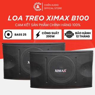 Loa hát karaoke gia đình nghe nhạc bass 25 treo tường, dàn âm thanh loa thùng XIMAX B100