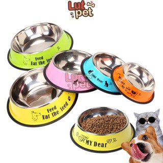 Bát ăn inox chó mèo hình cute cao cấp - lutpet