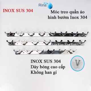  Móc treo quần áo kiểu hình bướm Rina móc treo quần áo inox sus 304 bóng cao cấp thủ công tỉ mỉ 