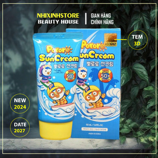 [Mẫu Mới] Kem Chống Nắng Cho Bé Pororo Sun Cream 50ml