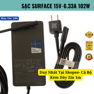 Sạc surface book 2 15v-6.33a 102w / 15v-8a 127w model 1798