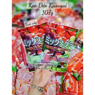 Kẹo dẻo trái cây kasugai 107g lý mai