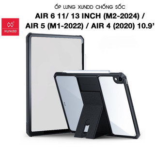 [Hỏa Tốc HCM] Ốp lưng XUNDD iPad Air 6 11/ 13 inch (M2-2024)/ Air 5 (M1-2022)/ Air 4 (2020) 10.9 inch (Stand) Chống sốc