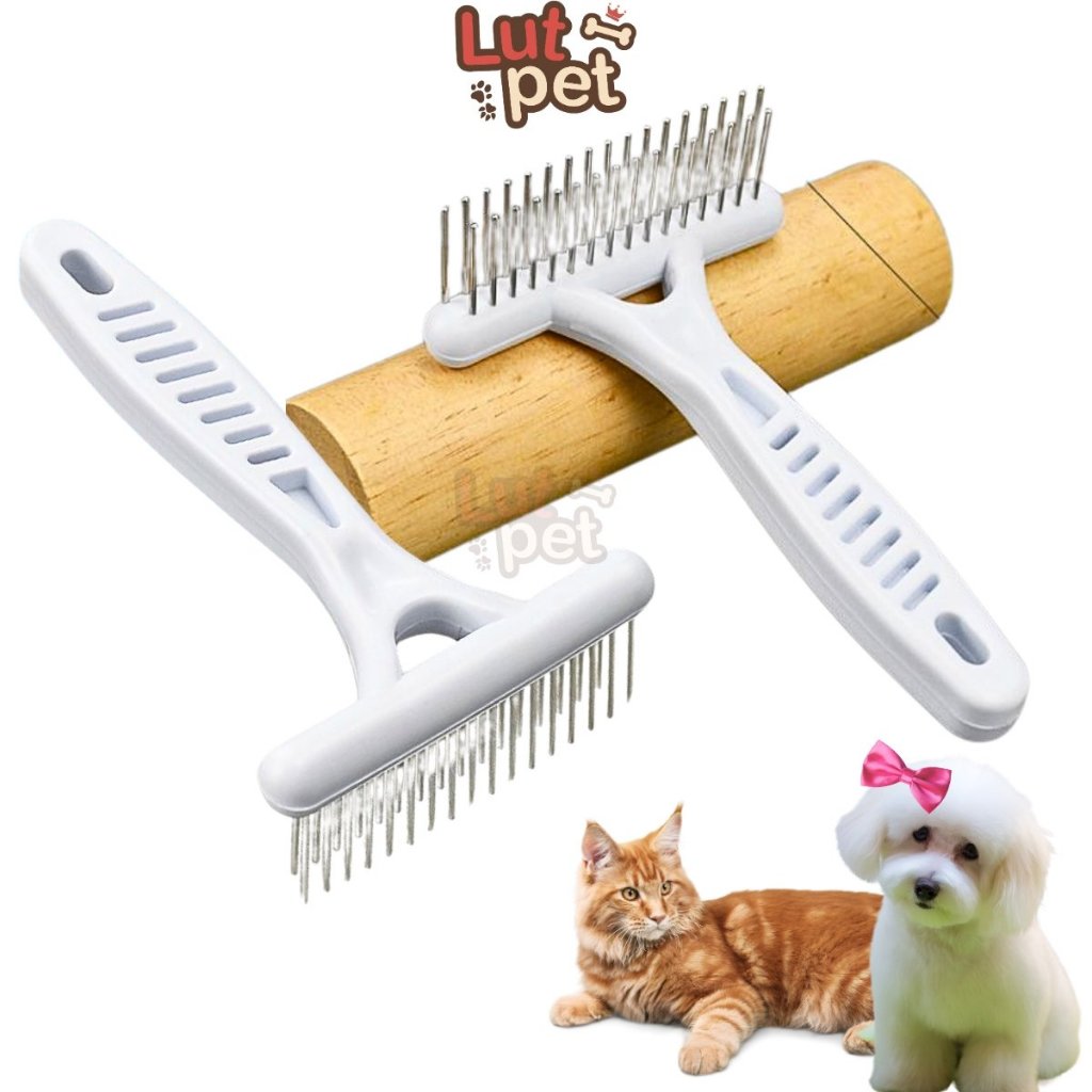 Lược bồ cào chải lông dài - gỡ rối - đánh bông lông chó mèo - lutpet