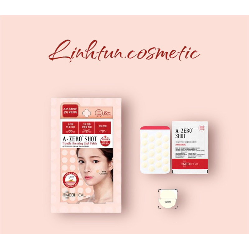 Miếng dán mụn Mediheal A Zero Shot Trouble Dressing Spot Patch