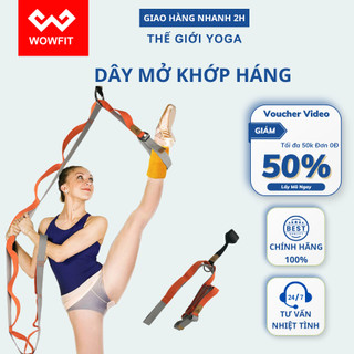Dây mở khớp háng WOWFIT hỗ trợ tập yoga, bale, võ thuật, nhảy cao