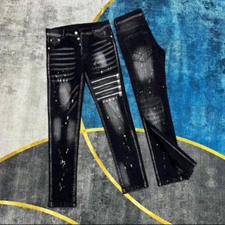 Quần jean nam dài khoá 4 cúc, kèm phối 4 khoá kéo siêu đẹp, có wash sáng cực nét, phong cách thời trang trẻ trung