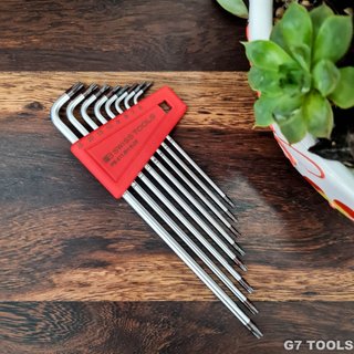 Bộ Lục Giác Hoa Thị Có Lỗ Torx 8 Chi Tiết PB Swiss Tools PB 411.BH 6-25