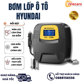 Bơm lốp ô tô Hyundai chính hãng màn hình cảm ứng, phù hợp mọi loại xe iViecars