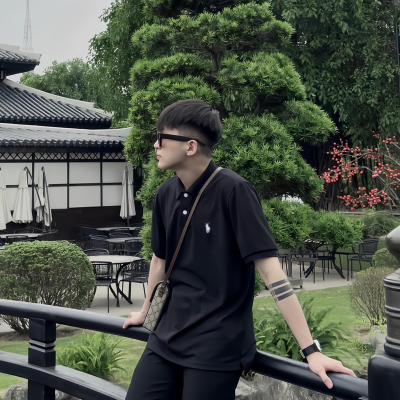 Áo Polo Nam Nữ Thêu Ngựa Ralph Laurent Logo Thêu Sang Trọng Bản Đẹp Cao Cấp-Áo Polo Ralph Laurent Đơ