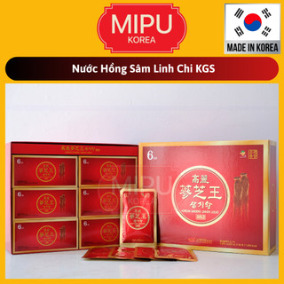 (Date 12/2026) Nước Hồng Sâm Linh Chi KGS Hàn Quốc Hộp 60 gói x 50ml gói