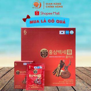 Nước Uống Hồng Sâm Linh Chi Nhung Hươu Q Plus Hàn Quốc (50ml x 30 Gói) - DHC Korea Ginseng