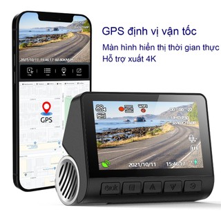 Camera hành trình ô tô chính hãng, khung hình 3840x2160 cực nét, hỗ trợ thẻ nhớ dung lượng cao