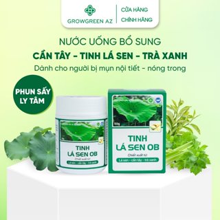 Tinh Lá Sen OB Detox Cần Tây, Lá Sen, Trà Xanh Hỗ Trợ Giảm Cân, Thon Dáng, Đẹp Da (Hộp 50g)