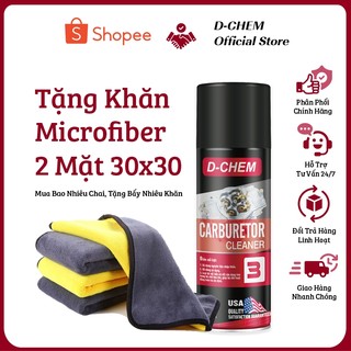 Vệ Sinh Cặn Dầu Mỡ Trên Lốc Máy Sên Xích Chế Hoà Khí D-Chem Chính Hãng Công Thức Mạnh Mẽ An Toàn