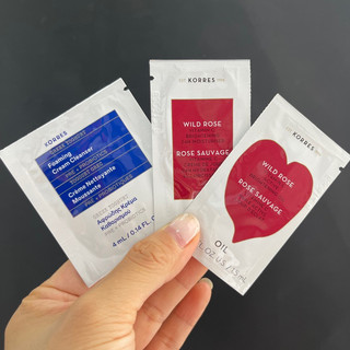 [update lien tuc] SAMPLE sữa rửa mặt Korres, Glossier, Fresh dạng gói