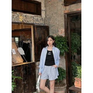 Áo len mỏng ba lỗ thêu nơ