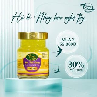 Hũ lẻ Tổ yến chưng Nhụy Hoa Nghệ Tây Saffron Song Phát nguyên chất, mờ nám, đẹp da 70ml