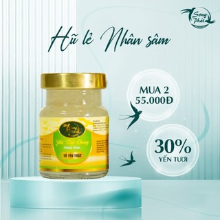 Hũ lẻ Tổ yến chưng nhân sâm Song Phát tăng cường sức khỏe cho người ốm người già 70ml