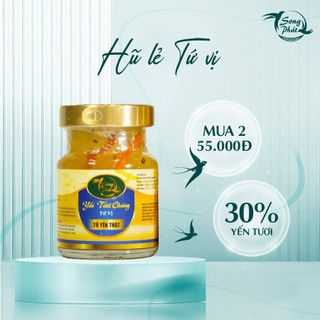 Hũ lẻ Tổ yến chưng Tứ Vị Song Phát nguyên vị, bổ sung dinh dưỡng 70ml