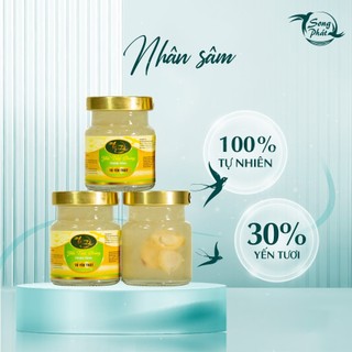 COMBO 4 hũ Tổ yến chưng nhân sâm Song Phát tăng cường sức khỏe cho người ốm người già 70ml