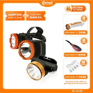 Đèn Pin Đội Đầu LED Comet Bền, Bảo Hành Lỗi 1 Đổi 1 Trong 6 Tháng