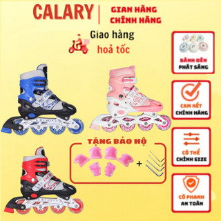 [Tặng bảo vệ] Giày Trượt Patin Trẻ Em Centosy Bear Có Bánh Đèn Led Sáng,Tăng Chỉnh 3 Size Cho Bé Sử Dụng