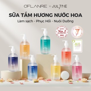 JULYME Sữa Tắm Hương Nước Hoa Thiên Nhiên Cao Cấp Dưỡng Trắng Da Thư Giãn Perfume Body Wash 500ml